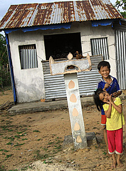 Kids in a fishing village on Phu Quoc, Vietnam, by Ron Gluckman