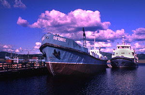 World Wonder: Mongolian Navy on Lake Khovsgal by the Russian border  by Ron Gluckman